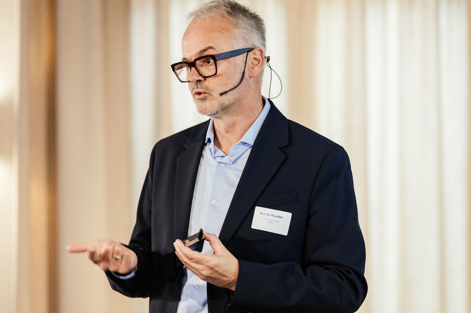 Kris De Muylder spreekt op het Lean Academy 20 jaar symposium