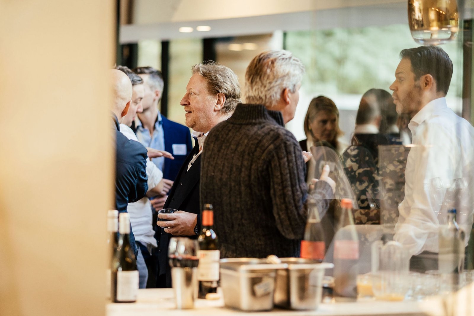 Networkingmoment tijdens het Lean Academy symposium